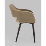 Стул с подлокотниками Саймон велюр капучино УТ000025164 Stool Group (Стул груп)