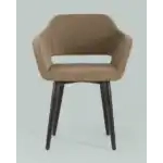 Стул с подлокотниками Саймон велюр капучино УТ000025164 Stool Group (Стул груп)