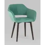 Стул с подлокотниками Саймон велюр морской УТ000025159 Stool Group (Стул груп)
