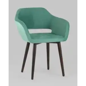 Стул с подлокотниками Саймон велюр морской УТ000025159 Stool Group (Стул груп)