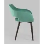 Стул с подлокотниками Саймон велюр морской УТ000025159 Stool Group (Стул груп)