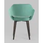 Стул с подлокотниками Саймон велюр морской УТ000025159 Stool Group (Стул груп)
