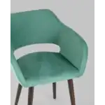 Стул с подлокотниками Саймон велюр морской УТ000025159 Stool Group (Стул груп)