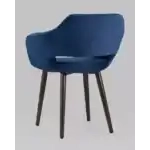Стул с подлокотниками Саймон велюр темно-синий УТ000025158 Stool Group (Стул груп)
