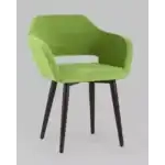 Стул с подлокотниками Саймон велюр травяной УТ000025161 Stool Group (Стул груп)