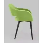 Стул с подлокотниками Саймон велюр травяной УТ000025161 Stool Group (Стул груп)