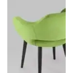 Стул с подлокотниками Саймон велюр травяной УТ000025161 Stool Group (Стул груп)