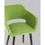 Стул с подлокотниками Саймон велюр травяной УТ000025161 Stool Group (Стул груп)