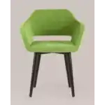 Стул с подлокотниками Саймон велюр травяной УТ000025161 Stool Group (Стул груп)