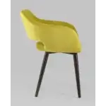 Стул с подлокотниками Саймон велюр золотистый УТ000025166 Stool Group (Стул груп)