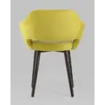 Стул с подлокотниками Саймон велюр золотистый УТ000025166 Stool Group (Стул груп)