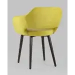 Стул с подлокотниками Саймон велюр золотистый УТ000025166 Stool Group (Стул груп)