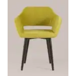 Стул с подлокотниками Саймон велюр золотистый УТ000025166 Stool Group (Стул груп)
