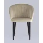 Стул с подлокотниками Шон велюр бежевый УТ000025249 Stool Group (Стул груп)
