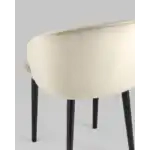 Стул с подлокотниками Шон велюр бежевый УТ000025249 Stool Group (Стул груп)