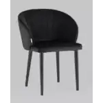 Стул с подлокотниками Шон велюр черный УТ000025250 Stool Group (Стул груп)