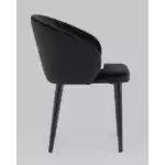 Стул с подлокотниками Шон велюр черный УТ000025250 Stool Group (Стул груп)