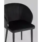 Стул с подлокотниками Шон велюр черный УТ000025250 Stool Group (Стул груп)