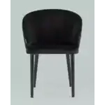 Стул с подлокотниками Шон велюр черный УТ000025250 Stool Group (Стул груп)