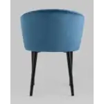 Стул с подлокотниками Шон велюр пыльно-синий УТ000025245 Stool Group (Стул груп)