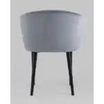 Стул с подлокотниками Шон велюр серый УТ000025247 Stool Group (Стул груп)