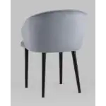 Стул с подлокотниками Шон велюр серый УТ000025247 Stool Group (Стул груп)