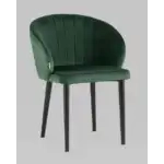 Стул с подлокотниками Шон велюр зелёный УТ000025248 Stool Group (Стул груп)