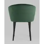 Стул с подлокотниками Шон велюр зелёный УТ000025248 Stool Group (Стул груп)