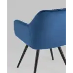 Стул вращающийся Дастин велюр синий УТ000036170 Stool Group (Стул груп)