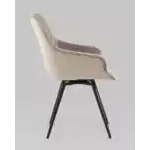 Стул вращающийся Сеул велюр серо-бежевый УТ000035943 Stool Group (Стул груп)