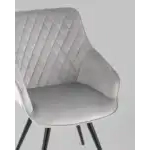 Стул вращающийся Сеул велюр светло-серый УТ000035942 Stool Group (Стул груп)