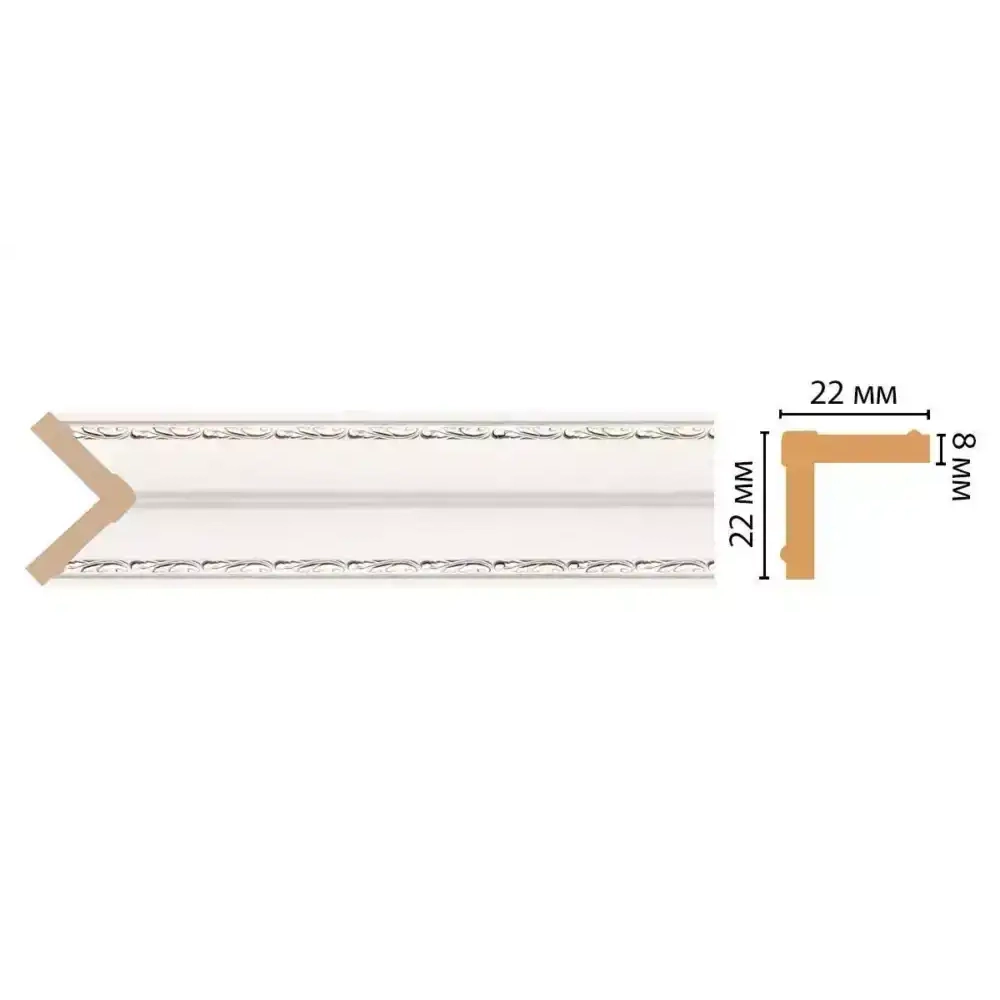 Угол Decomaster 116M-60 ДМ 22*22*2400 Угол Decomaster 116M-60 ДМ 22*22*2400