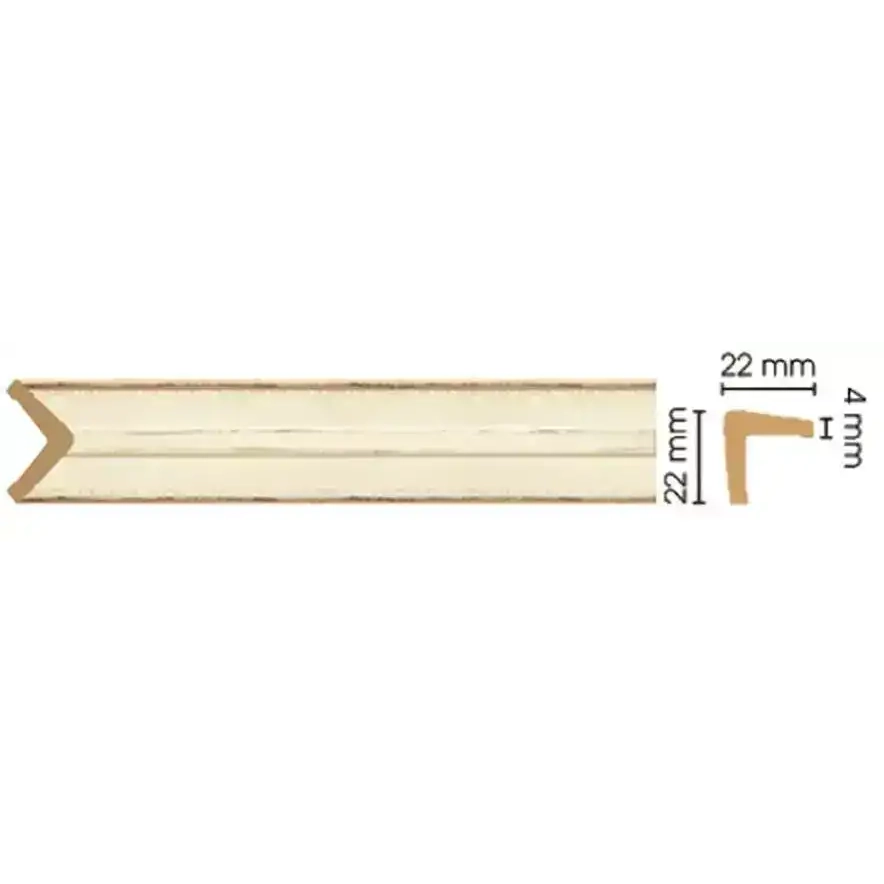 Угол Decomaster 116S-1028 22*22*2400 Угол Decomaster 116S-1028 22*22*2400