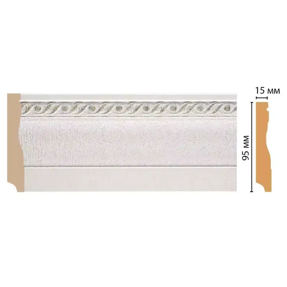 Плинтус напольный Decomaster 153-42 95*12*2400 Плинтус напольный Decomaster 153-42 95*12*2400