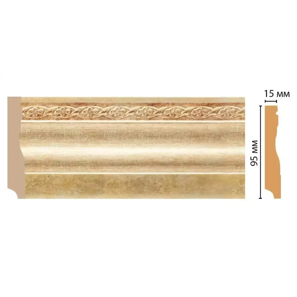 Плинтус напольный Decomaster 153-933 95*12*2400 Плинтус напольный Decomaster 153-933 95*12*2400