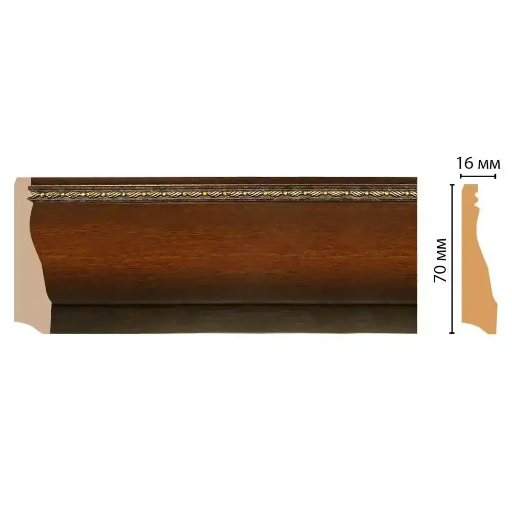 Плинтус напольный Decomaster 193-51 70*16*2400 Плинтус напольный Decomaster 193-51 70*16*2400