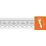 Потолочный плинтус с орнаментом DECOMASTER 95214 70*30*2400