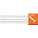Потолочный плинтус 96117 DECOMASTER 50*50*2400 мм