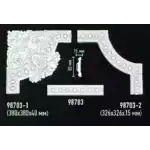 Молдинг 98703 DECOMASTER 80*15*2400 мм
