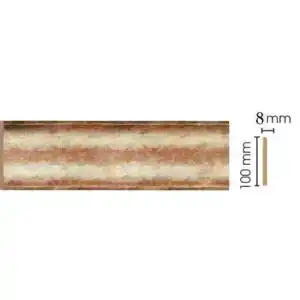 Декоративная панель Decomaster B10-127 100*9*2400