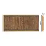 Декоративная панель Decomaster C10-3 100*7*2400