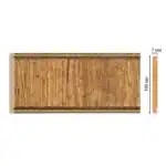 Декоративная панель Decomaster C10-4 100*7*2400