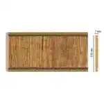 Декоративная панель Decomaster C15-4 150*7*2400