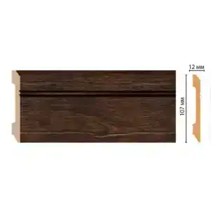 D105-966 Плинтус напольный DECOMASTER ДМ 107*12*2400 мм
