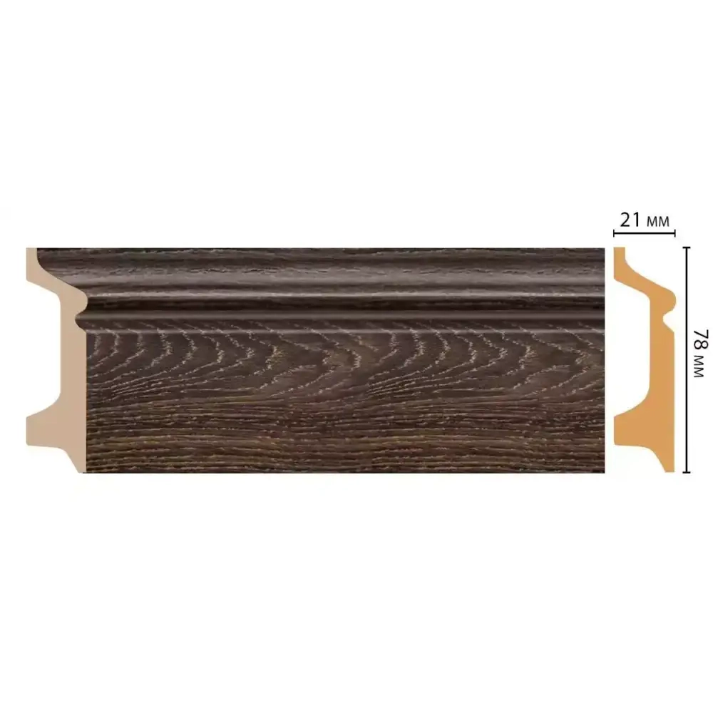 Плинтус напольный DECOMASTER D122-81 78*21*2400 мм Плинтус напольный DECOMASTER D122-81 78*21*2400 мм