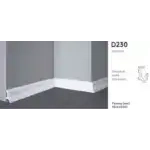Плинтус напольный D230 DECOMASTER 42*21*2000 мм