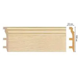 Плинтус напольный DECOMASTER D232-71 ДМ  100*22*2400 мм