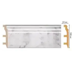 Плинтус напольный DECOMASTER D232-79 ДМ  100*22*2400 мм