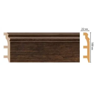 Плинтус напольный DECOMASTER D232-966 ДМ  100*22*2400 мм