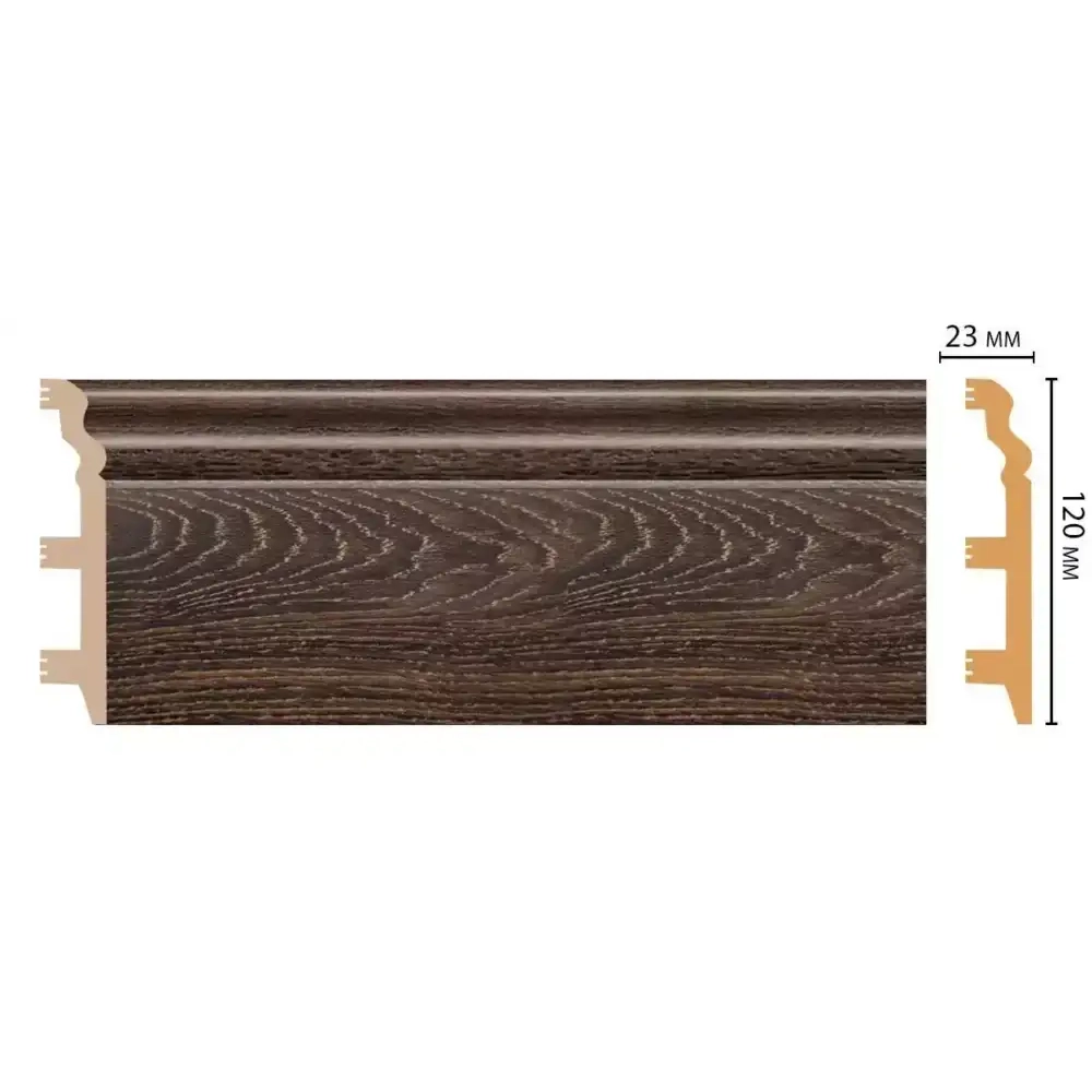 Плинтус напольный DECOMASTER D233-81 120*23*2400 мм Плинтус напольный DECOMASTER D233-81 120*23*2400 мм